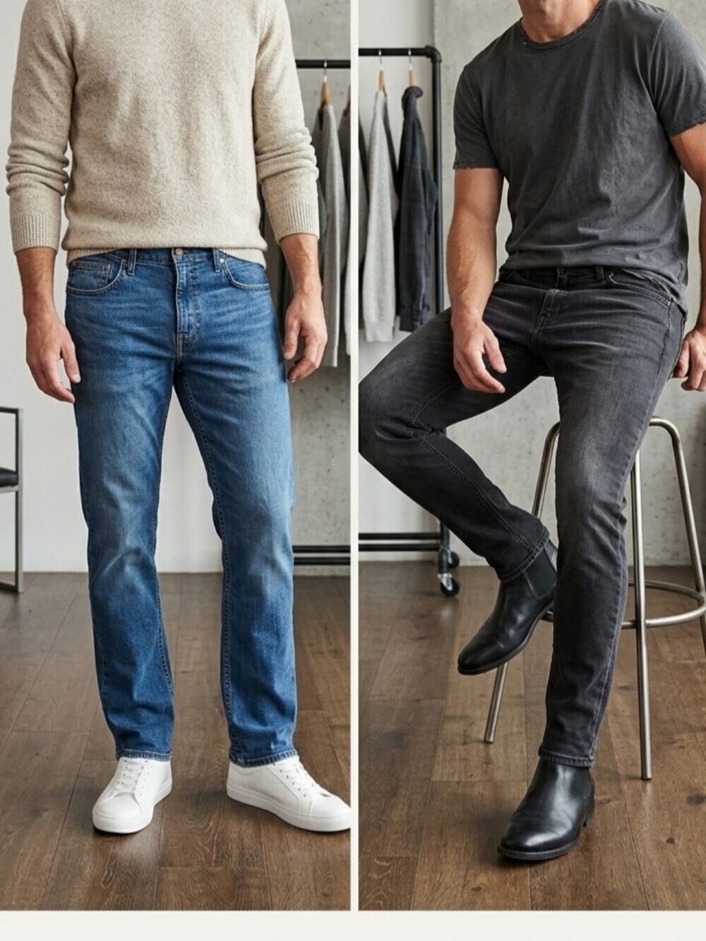 ​Hollister Jeans Bundle (2 Pairs) - Slim Straight 34x32 & Skinny 36x32 Epic Flex
